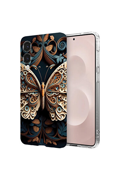 bestcase Carcasă spate antișoc pentru Samsung Galaxy S25 Edge, Beauty Butterf...