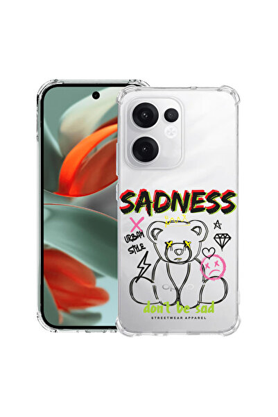 bestcase Carcasă spate antișoc pentru OPPO Reno13 F 5G, Teddy Bear Sadness, 1...