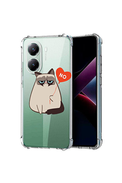 bestcase Αντικραδασμική θήκη πίσω μέρους για Poco X7 Pro 5G, Meme - Grumpy Sa...