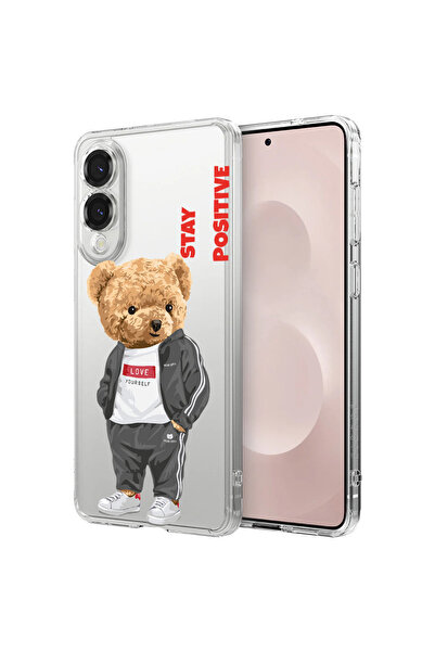 bestcase Carcasă spate antișoc pentru Samsung Galaxy S25 Edge, Stay Positive ...