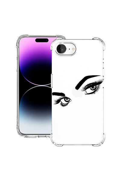 bestcase Αντικραδασμική πίσω θήκη για Apple iPhone 16e, Ελκυστικά γυναικεία μ...