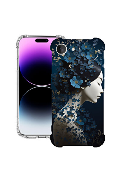 bestcase Anti Shock Back Case For Apple iPhone 16e, Thinking Girl, 1988231 AS...