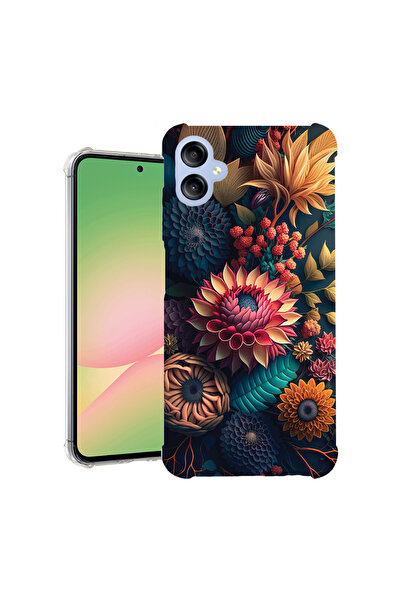 bestcase Carcasă spate antișoc pentru Samsung Galaxy A06 4G, flori colorate, ...
