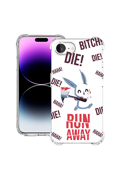 bestcase Удароустойчив калъф за Apple iPhone 16e, Бягай!, 1988231 AS 1463