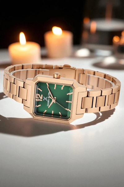 Daniel Klein Women's Wristwatch, Steel Band&Case+Bracelet Gift Rose Zmdk1199