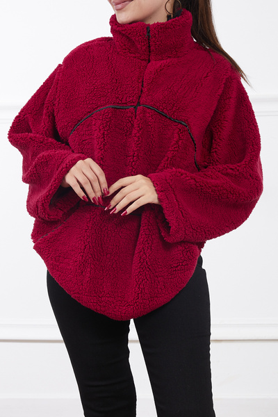 DPARİS Kangaroo Pocket Plush Sweatshirt