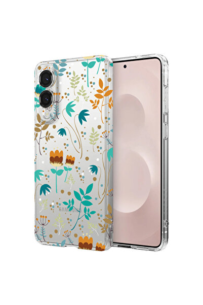 bestcase Carcasă spate antișoc pentru Samsung Galaxy S25 Edge, Flori de primă...