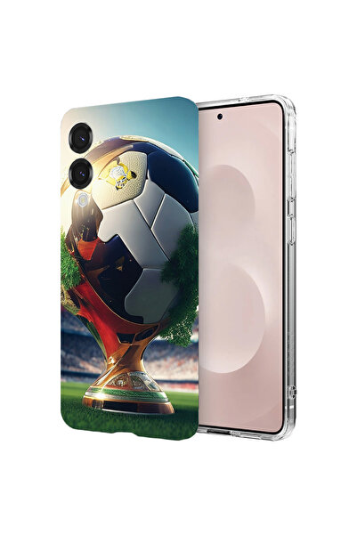 bestcase Удароустойчив калъф за Samsung Galaxy S25 Edge, Трофей за футболна к...