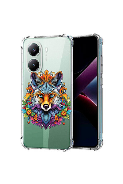 bestcase Αντικραδασμική θήκη πλάτης για Poco X7 Pro 5G, χρώματα ονείρου - Wol...