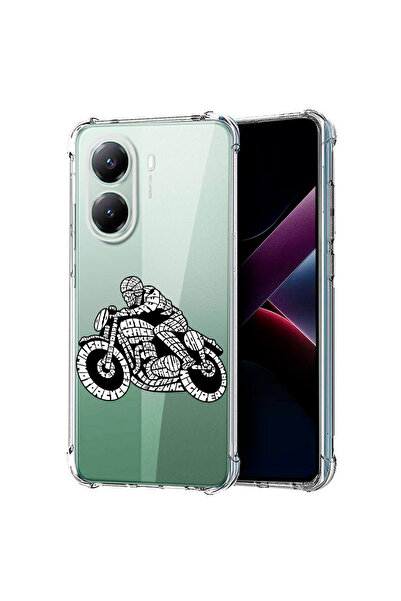 bestcase Αντικραδασμική θήκη πίσω για Poco X7 Pro 5G, Calligraphy Moto Sport,...