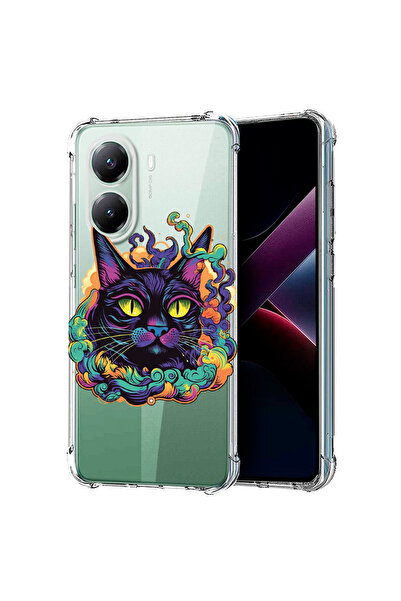 bestcase Carcasă spate antișoc pentru Poco X7 Pro 5G, Dream Colors - Black Ca...