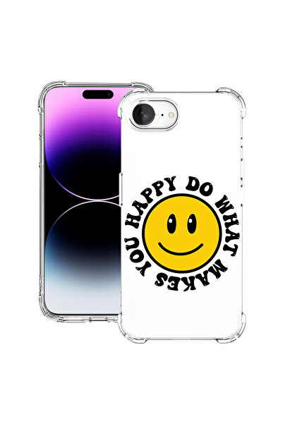 bestcase Удароустойчив калъф за Apple iPhone 16e, Щастлива усмивка, 1988231 A...