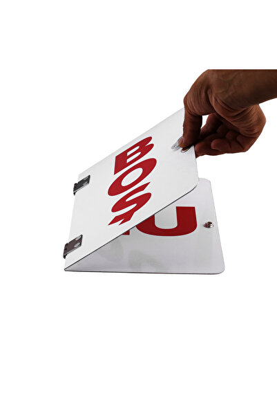 Badem10 Adr Metal Empty-Full Warning Sign 40X30 cm Reflective Glowing Folding Warning Sign 1 Piece