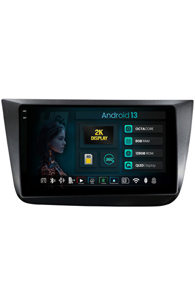 HUB64 Navigatie 2K Seat Altea/Toledo (2005-2012), 8GB RAM, Android 13, Octaco...