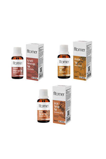 Fitomer Spice Aromatic Essential Oil Set (Cinnamon Leaf / Clove Bud / Anise)