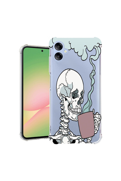 bestcase Удароустойчив калъф за Samsung Galaxy A06 4G, цвят Череп, 1988233 AS...