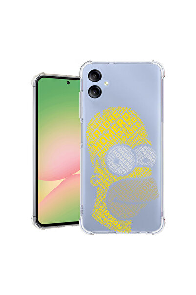 bestcase Удароустойчив калъф за Samsung Galaxy A06 4G, калиграфия Хоумър Симп...