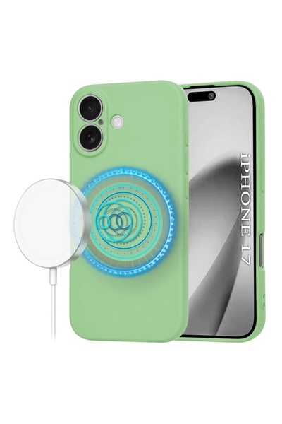 SKYDDAR INNOVATION Carcasă pentru iPhone 17, silicon catifelat, SoftFlex Mags...