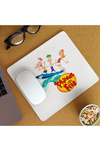 OEM Mousepad Phineas Ferb Candace Surf Vacation