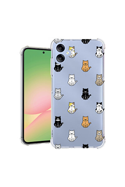 bestcase Carcasă spate antișoc pentru Samsung Galaxy A06 4G, model pisică, 19...