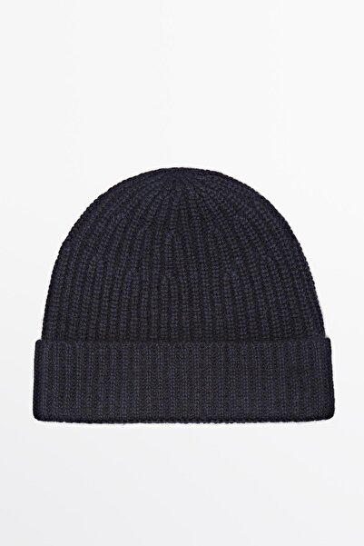 Massimo Dutti Fitilli %100 kaşmir bere