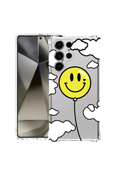 bestcase Carcasă spate antișoc pentru Samsung Galaxy S25 Ultra, cu zâmbet bal...