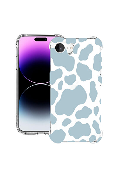 bestcase Carcasă spate antișoc pentru Apple iPhone 16e, culoarea vacii albast...