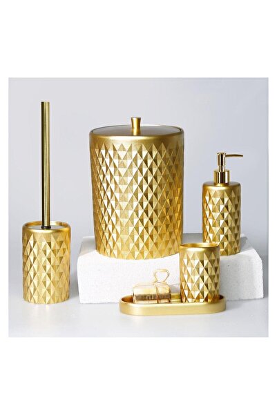 Magic Home طقم حمام سليم ديكور المضيء باللون الذهبي