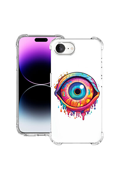bestcase Αντικραδασμική θήκη πλάτης για Apple iPhone 16e, Dream Colors Eye, 1...