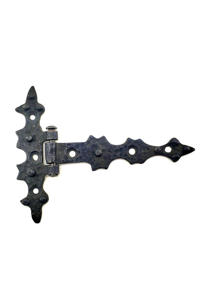 Skygo Antika Tarz Dekoratif Pirinç Yıldız Kuyruklu Menteşe - 85x110 mm, Oksit