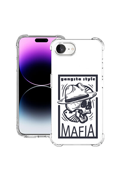 bestcase Αντικραδασμική θήκη πλάτης για Apple iPhone 16e, Gangsta Life, 19882...