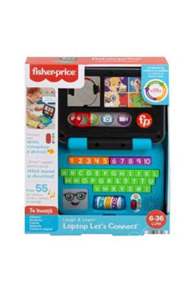 FISHER PRICE laugh&learn laptop interactiv in limba Romana