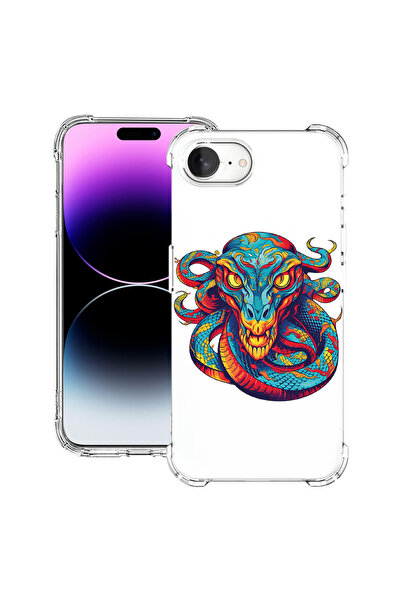 bestcase Carcasă spate antișoc pentru Apple iPhone 16e, Dream Colors Dragon, ...