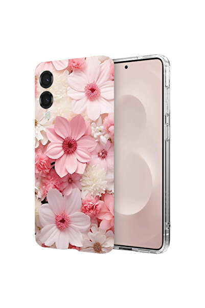 bestcase Carcasă spate antișoc pentru Samsung Galaxy S25 Edge, margaretă roz ...
