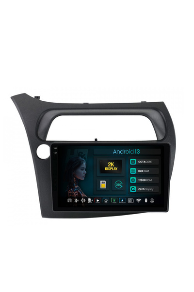 HUB64 Navigatie 2K Honda Civic Hatchback (2006-2011), 8GB RAM, Android 13, Oc...