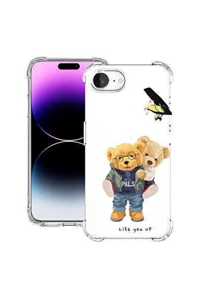 bestcase Carcasă spate antișoc pentru Apple iPhone 16e, Teddy Bear Lift me up...