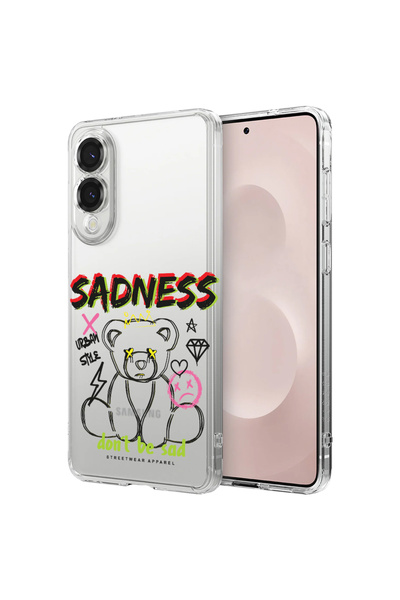 bestcase Carcasă spate antișoc pentru Samsung Galaxy S25 Edge, Teddy Bear Sad...