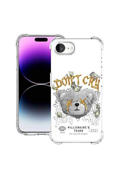 bestcase Anti Shock Back Case For Apple iPhone 16e, Teddy Bear Millionaire's,...