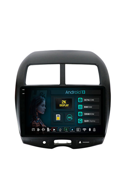 HUB64 Navigatie 2K Mitsubishi ASX / Peugeot 4008 (2010-2018) Octacore, Slot S...