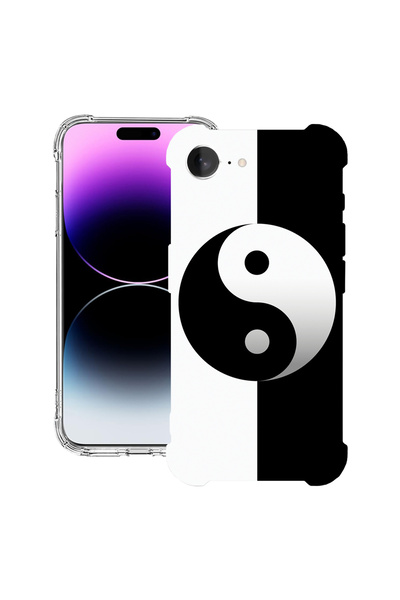 bestcase Carcasă spate antișoc pentru Apple iPhone 16e, Yin Yang, 1988231 AS ...