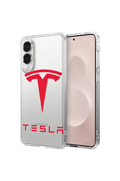bestcase Carcasă spate antișoc pentru Samsung Galaxy S25 Edge, Tesla Red, 198...