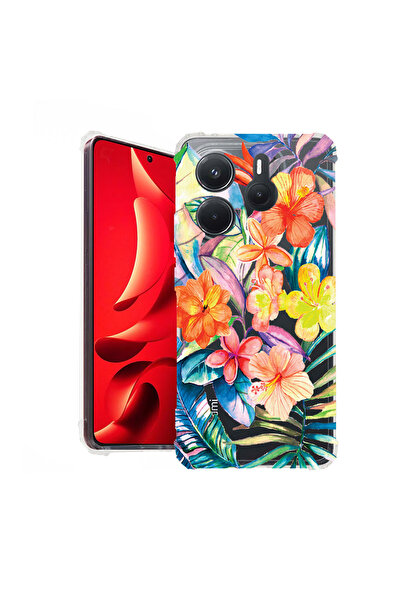 bestcase Carcasă spate antișoc pentru Xiaomi Redmi Note 14 4G, flori topice, ...