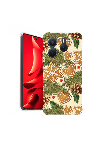 bestcase Αντικραδασμική θήκη πλάτης για Xiaomi Redmi Note 14 4G, Χριστουγεννι...
