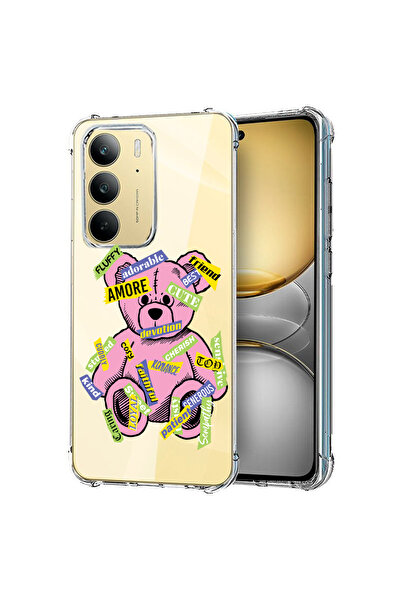 bestcase Carcasă spate antișoc pentru Realme 14x 5G, Teddy Bear Amour, 1988297 AS 1547