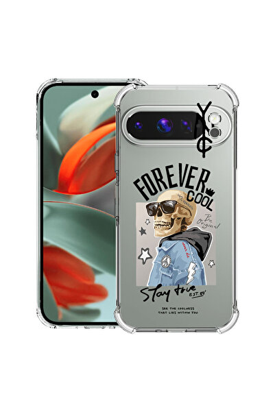 bestcase Carcasă spate antișoc pentru Google Pixel 9 Pro XL, Forever Cool Ske...