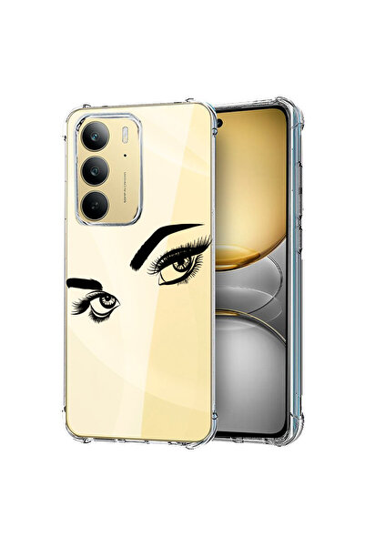 bestcase Carcasă spate antișoc pentru Realme C75, ochi atrăgători de femeie, ...