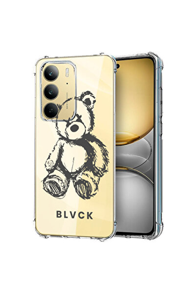 bestcase Carcasă spate antișoc pentru Realme 14x 5G, Teddy Bear Blvck, 198829...