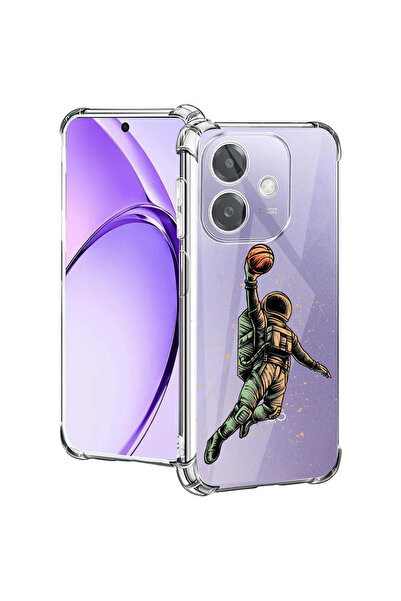 bestcase Carcasă spate antișoc pentru Oppo A60 5G / A40 / A40M, Astronaut Bas...