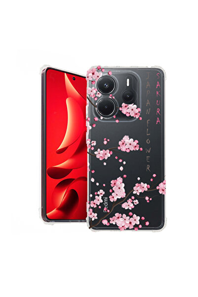 bestcase Carcasă spate antișoc pentru Xiaomi Redmi Note 14 5G, Cherry Blossom...