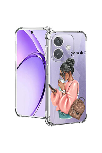 bestcase Carcasă spate antișoc pentru Oppo A60 5G / A40 / A40M, Shopping Girl...
